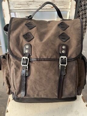 Campomaggi Canvas Backpack in Grigio